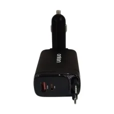 Onten OTN-CW72 36W Car Charger with Built-in Lightning and Type-C Cable