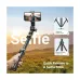 Selfie stick mode with quick release tripod, adjustable angle, and easy setup for travel photography.