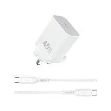 WiWU Essen Wi-G024 45W GaN Charger with Type-C to C Cable
