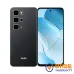 Helio 24 smartphone with rear camera, sleek black design, and vibrant display shown from front and back.