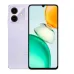 Front and rear view of the lavender Honor Play10 smartphone with a dual camera and light-catching surface.