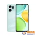 Front and back view of HONOR X6d 5G smartphone showing dual cameras, flash, sleek finish, and colorful display wallpaper.