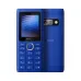 Blue Nokia 110 Power feature phone front and back view with keypad, compact design and matte finish on clean background
