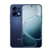 OPPO A6 Pro 5G in Stellar Blue with dual rear cameras and punch-hole display, sleek design and green abstract wallpaper