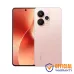Front and rear view of the Realme 15 showing edge-to-edge display and triple camera module on Silk Pink.