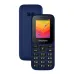 Two-part image of the blue Symphony A20 feature phone, showing the keypad and display, with the back cover behind it.