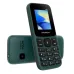 Symphony A40 forest green feature phone with keypad, small display, rear camera and speaker, dual front and back design