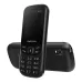 Black Symphony BL125 feature phone standing upright with its keypad/screen visible, and its back panel lying behind it.