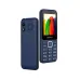 Symphony L49 feature phone in blue, showing front and back views with colorful display and dual camera.