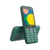 Green Symphony T91 phone showing keypad, color display, and rear view with camera and speaker grille.