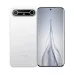 Tecno Pova Slim smartphone, showing front and back views in white.