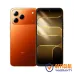 Front and back view of Tecno SPARK 50 in silver showing glossy back panel and screen display