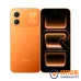 Tecno Spark 50C smartphone in orange, showing front and rear design with dual cameras and display