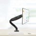 Kaloc DS90 Single Arm Monitor/TV Desktop Mount Stand With Cable Management System