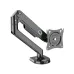 Angled view of Kaloc KLC-DS200 PRO 17-32 Inch Adjustable Single Monitor Arm with VESA mount plate