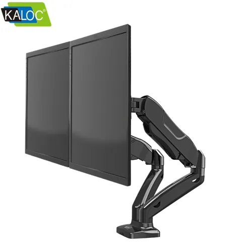 Kaloc KLC V28 17- 26"  Double ARM Monitor/TV Desktop Mount Stand With Cable Management System