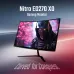 Nitro ED270 X0 curved gaming monitor front view with vibrant display, slim bezels and stylish V-shaped stand design