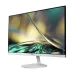 Front view of Acer SA322Q Monitor with slim bezel and vibrant abstract display in green, gold, and teal tones.
