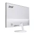 Rear angled view of Acer SA322Q Monitor with white finish, Acer logo, ventilation grilles, and minimalist stand.