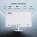 Back view of Acer SA322Q Monitor with white casing, circular stand, and connectivity options including HDMI and VGA.
