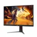 Angled front shot of AOC 27g4h Monitor with vivid game graphics and sturdy stand featuring red accent.