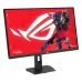 ROG Strix Pulsar XG27AQNGV gaming monitor rear view showing ROG RGB logo, ergonomic stand and premium design