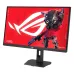 Slim side profile of ROG Strix Pulsar XG27AQNGV monitor with adjustable stand and ultra-thin gaming display design