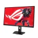 Front view of Asus ROG Strix XG27ACS Gen2 Monitor displaying ROG logo, robotic character, and bold gaming slogan.