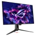 ASUS ROG Swift OLED PG32UCDM Gen3 gaming monitor angled front view with vivid OLED display