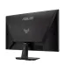 Rear view of Asus TUF Gaming VG27AQME5F Monitor with rugged stand labeled TUF GAMING and shield-style emblem.