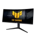 Front view of the Asus TUF Gaming VG34WQML5A Monitor showing curved ultrawide screen with Series Five logo and branding.