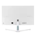 Rear view of the Asus VU279HFI-W Monitor highlighting HDMI, USB-C, and headphone ports with textured white panel.