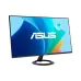 Right angled front viewpoint of the ASUS VZ249HG Monitor displaying a colorful ASUS logo wallpaper on screen.