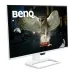 BenQ EW270Q monitor angled view showing its slim white frame, vivid display, and ergonomic stand.