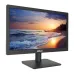 Front angled view of Dahua DHI-LM19-L200N monitor displaying beach sunset wallpaper with slim black bezel design