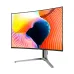 Dahua DHI-LM32-G043A curved gaming monitor displaying a vibrant colorful abstract wallpaper.