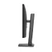 Angled side view of Dell P2726H Monitor highlighting thin design and ergonomic stand with rectangular base.