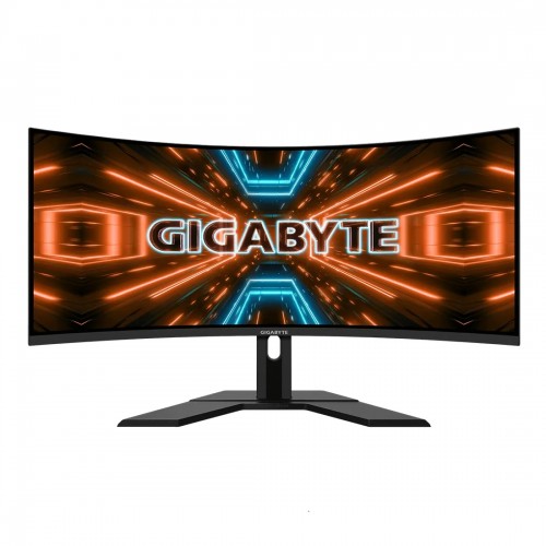 Gigabyte G34WQC Monitor curvo ultra ancho de 34 pulgadas y 144 Hz, pantalla  de 3440 x 1440 VA 1500R, tiempo de respuesta de 1 ms (MPRT), 90% DCI-P3