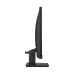 Side profile of the HP Series 3 Pro 324pf Monitor showing thin screen depth and curved back for modern aesthetics.