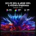 Front view of KOORUI 34E6UC Curved Monitor displaying vivid explosion-like colors with 95% DCI-P3 and 125% sRGB accuracy.