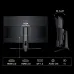 Back and side view of KOORUI G3221SC Monitor with tilt adjustment -5° to 20° and multiple connectivity ports.