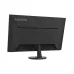 Rear angled view of Lenovo D32-40 Monitor with matte black finish, Lenovo logo, and central stand attachment.