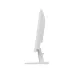 Lenovo L22-42 monitor side profile highlighting its slim white design and adjustable stand.