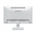 Lenovo L22-42 monitor rear view showing the white back panel, ventilation, ports, and stand.