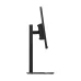Side profile of the black Lenovo Legion 24-10 gaming monitor on its high-adjustable stand.