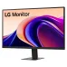 LG 24U631A-B QHD IPS Monitor with slim bezel, vivid abstract screen, and modern rectangular stand.