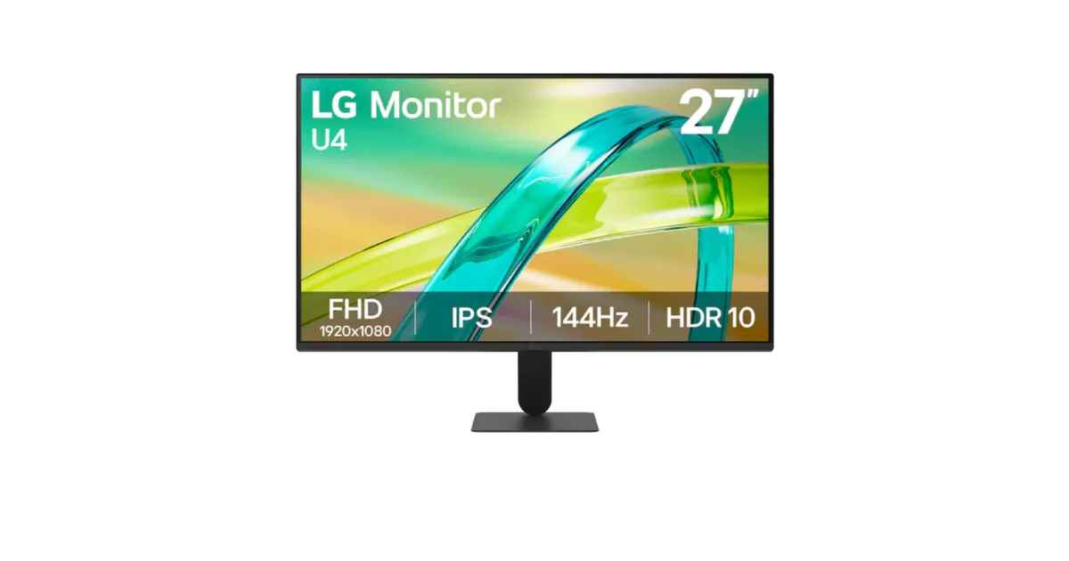 LG LG 27U411B-B 27" FHD 144Hz IPS Monitor