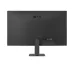 LG 27U411B-B 27 Inch Monitor shown from the rear with ports, VESA mounting points, and stand.