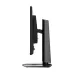 Side profile of MSI MAG 272QP QD-OLED X24 Monitor highlighting slim panel and wide base stand for stability.