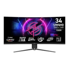 MSI MPG 346CQRF X24 34" UWQHD 240Hz Curved Gaming Monitor